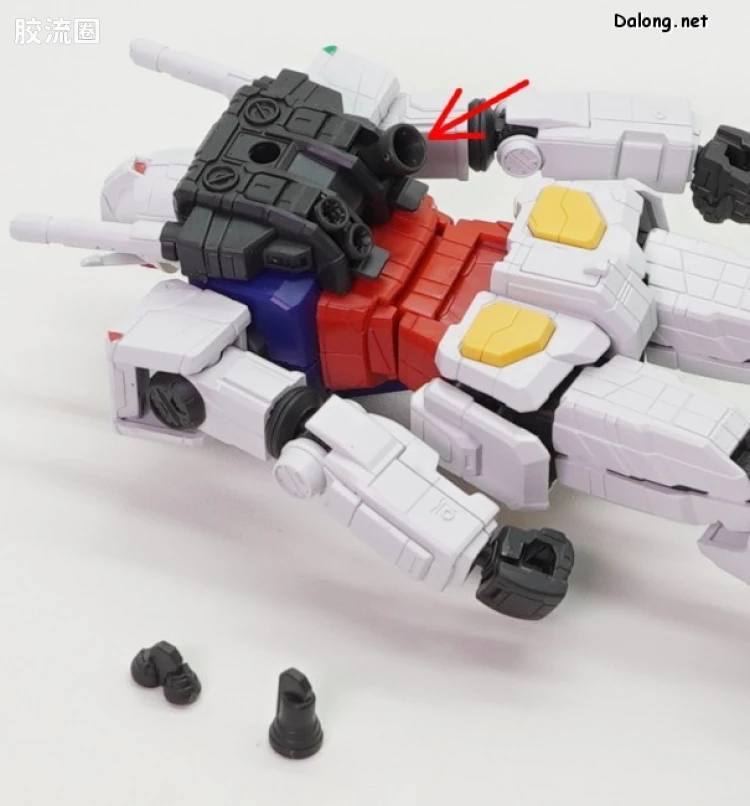 GUNDAM NEXT FUTURE PAVILION 系列 1/144 RX-78F00/E 高达(EX-001 玻璃羽翼装备) - 图片