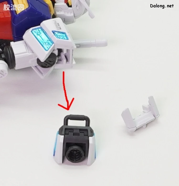 GUNDAM NEXT FUTURE PAVILION 系列 1/144 RX-78F00/E 高达(EX-001 玻璃羽翼装备) - 图片