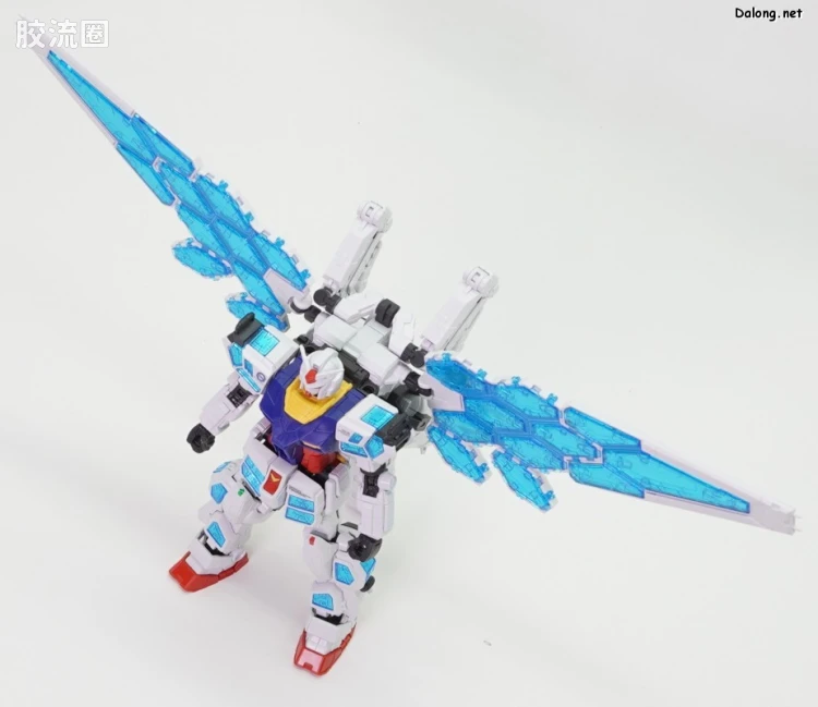GUNDAM NEXT FUTURE PAVILION 系列 1/144 RX-78F00/E 高达(EX-001 玻璃羽翼装备) - 图片