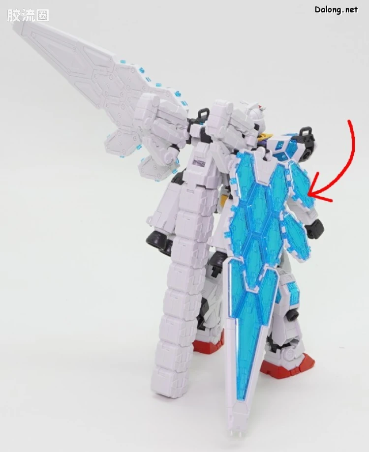 GUNDAM NEXT FUTURE PAVILION 系列 1/144 RX-78F00/E 高达(EX-001 玻璃羽翼装备) - 图片