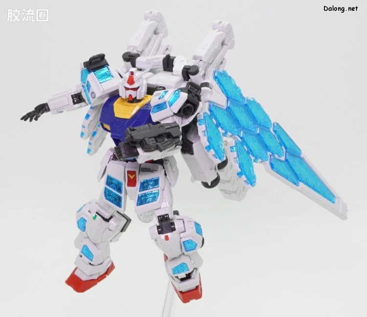 GUNDAM NEXT FUTURE PAVILION 系列 1/144 RX-78F00/E 高达(EX-001 玻璃羽翼装备) - 图片