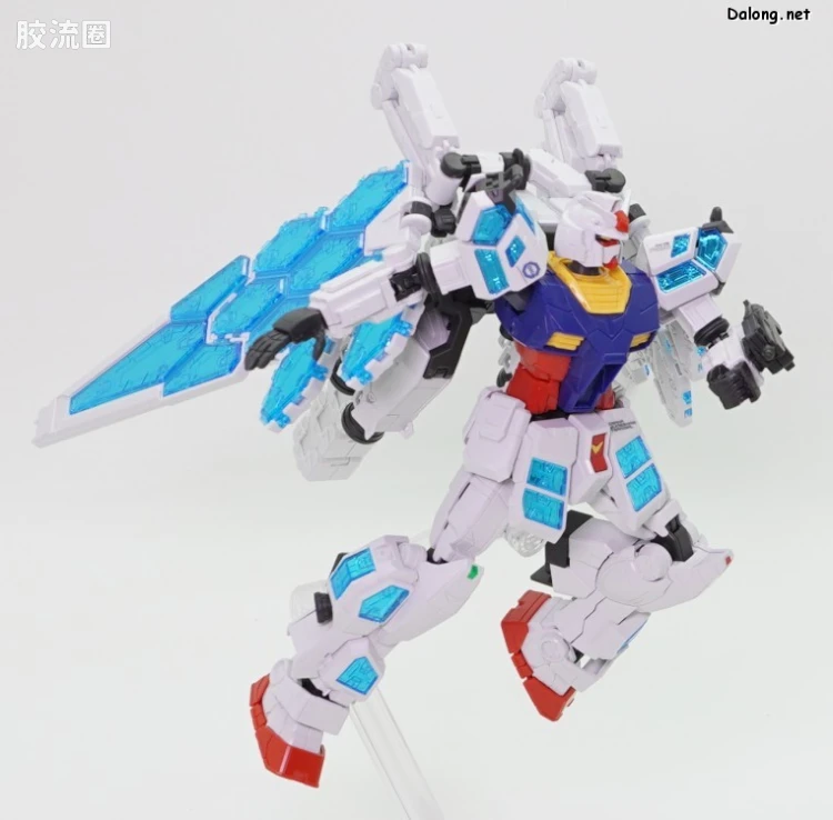 GUNDAM NEXT FUTURE PAVILION 系列 1/144 RX-78F00/E 高达(EX-001 玻璃羽翼装备) - 图片