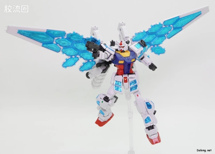 GUNDAM NEXT FUTURE PAVILION 系列 1/144 RX-78F00/E 高达(EX-001 玻璃羽翼装备) - 图片