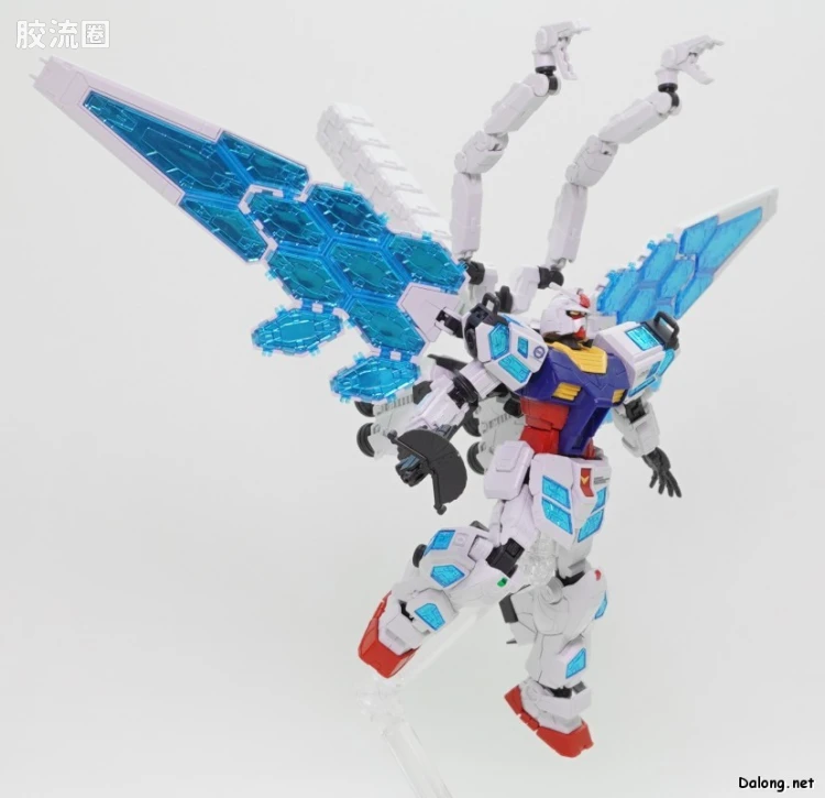 GUNDAM NEXT FUTURE PAVILION 系列 1/144 RX-78F00/E 高达(EX-001 玻璃羽翼装备) - 图片