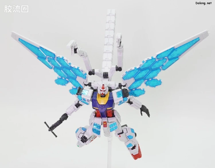 GUNDAM NEXT FUTURE PAVILION 系列 1/144 RX-78F00/E 高达(EX-001 玻璃羽翼装备) - 图片
