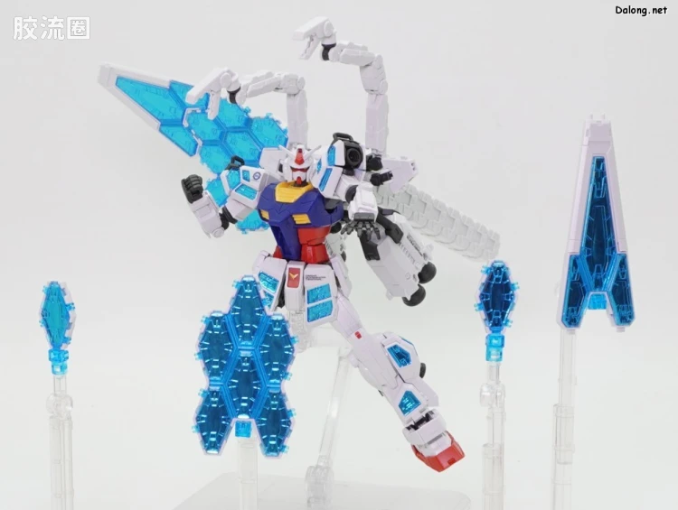 GUNDAM NEXT FUTURE PAVILION 系列 1/144 RX-78F00/E 高达(EX-001 玻璃羽翼装备) - 图片