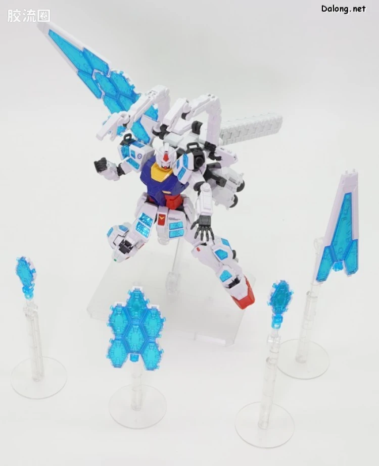 GUNDAM NEXT FUTURE PAVILION 系列 1/144 RX-78F00/E 高达(EX-001 玻璃羽翼装备) - 图片