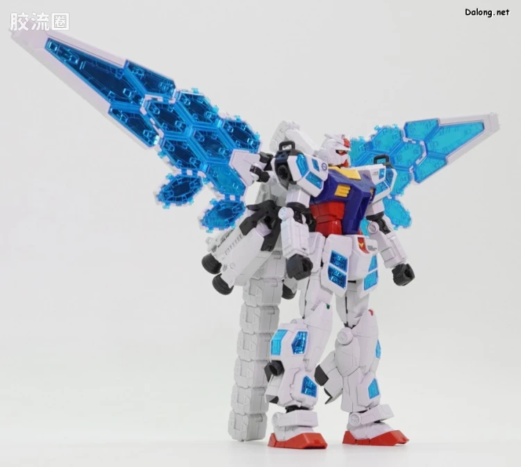 GUNDAM NEXT FUTURE PAVILION 系列 1/144 RX-78F00/E 高达(EX-001 玻璃羽翼装备) - 图片