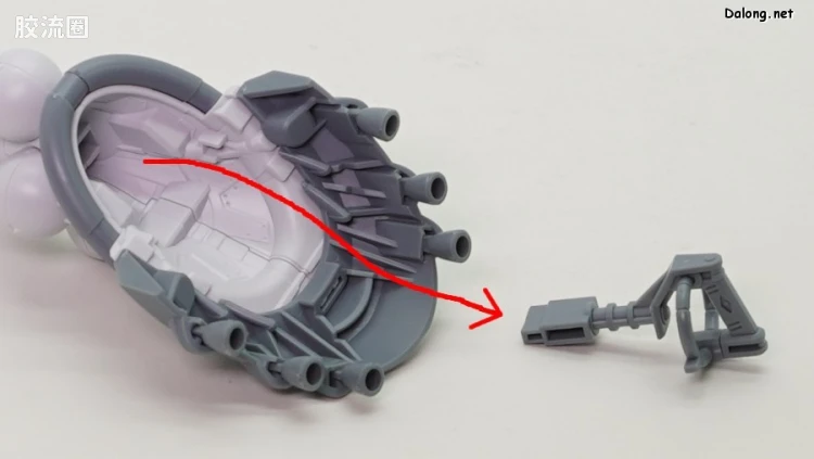 HG GQuuuuuuX系列 GQuuuuuuX普通版 07 泽维尔专用强人(白瓷装备) - 图片