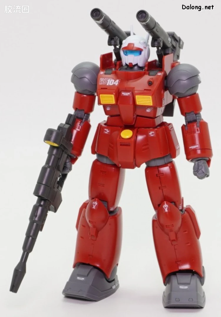 HG 高达库库鲁斯·多安的小岛剧场版 拼装模型 普通版 RX-77-02 钢加农(库库鲁斯·多安的岛版) - 图片