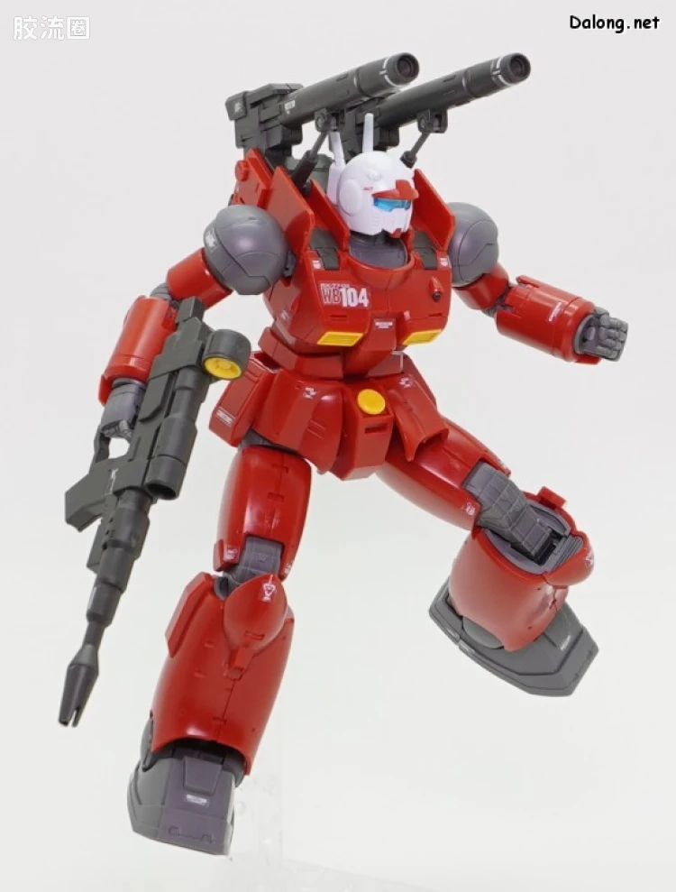 HG 高达库库鲁斯·多安的小岛剧场版 拼装模型 普通版 RX-77-02 钢加农(库库鲁斯·多安的岛版) - 图片