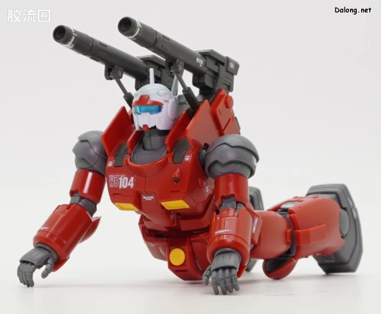 HG 高达库库鲁斯·多安的小岛剧场版 拼装模型 普通版 RX-77-02 钢加农(库库鲁斯·多安的岛版) - 图片