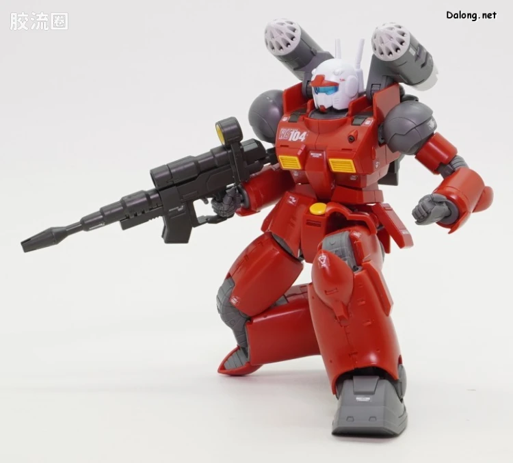 HG 高达库库鲁斯·多安的小岛剧场版 拼装模型 普通版 RX-77-02 钢加农(库库鲁斯·多安的岛版) - 图片