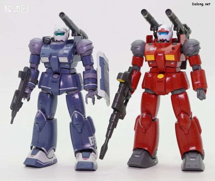 HG 高达库库鲁斯·多安的小岛剧场版 拼装模型 普通版 RX-77-02 钢加农(库库鲁斯·多安的岛版) - 图片