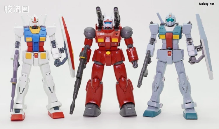 HG 高达库库鲁斯·多安的小岛剧场版 拼装模型 普通版 RX-77-02 钢加农(库库鲁斯·多安的岛版) - 图片