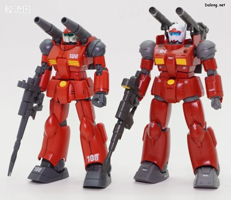 HG 高达库库鲁斯·多安的小岛剧场版 拼装模型 普通版 RX-77-02 钢加农(库库鲁斯·多安的岛版) - 图片