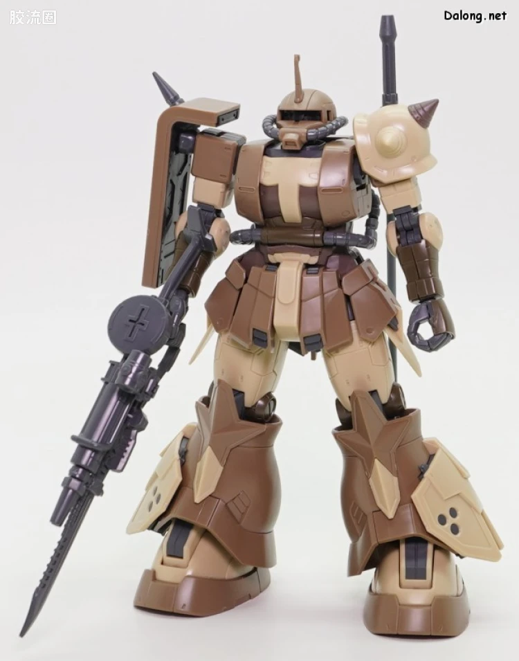 HG 高达库库鲁斯·多安的小岛剧场版 拼装模型 网络限定版 MS-06GD 高机动型扎古 地上用(艾格巴机) - 图片