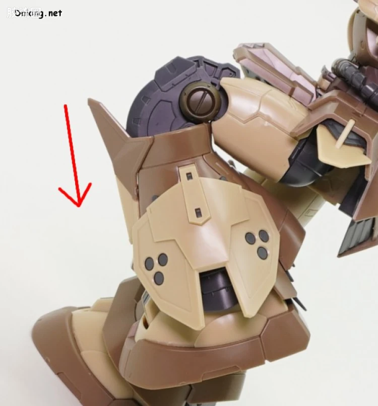 HG 高达库库鲁斯·多安的小岛剧场版 拼装模型 网络限定版 MS-06GD 高机动型扎古 地上用(艾格巴机) - 图片
