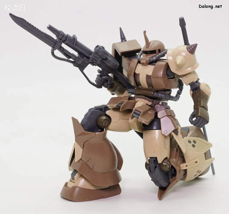 HG 高达库库鲁斯·多安的小岛剧场版 拼装模型 网络限定版 MS-06GD 高机动型扎古 地上用(艾格巴机) - 图片