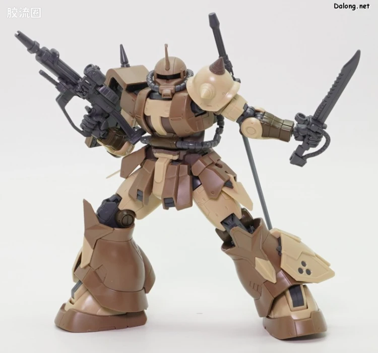 HG 高达库库鲁斯·多安的小岛剧场版 拼装模型 网络限定版 MS-06GD 高机动型扎古 地上用(艾格巴机) - 图片