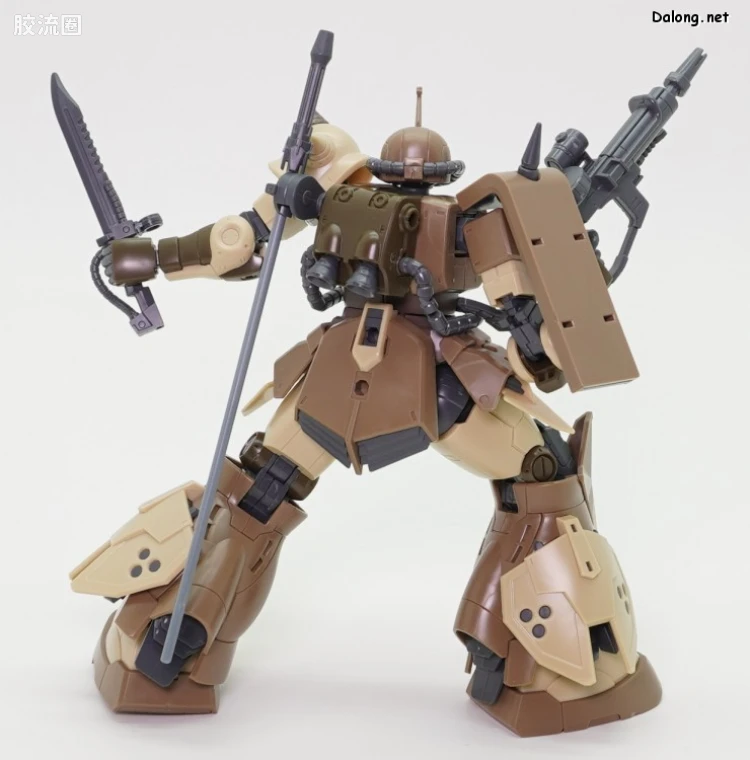 HG 高达库库鲁斯·多安的小岛剧场版 拼装模型 网络限定版 MS-06GD 高机动型扎古 地上用(艾格巴机) - 图片