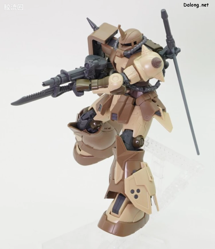 HG 高达库库鲁斯·多安的小岛剧场版 拼装模型 网络限定版 MS-06GD 高机动型扎古 地上用(艾格巴机) - 图片