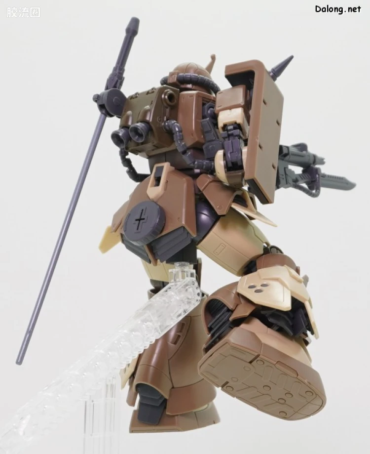 HG 高达库库鲁斯·多安的小岛剧场版 拼装模型 网络限定版 MS-06GD 高机动型扎古 地上用(艾格巴机) - 图片