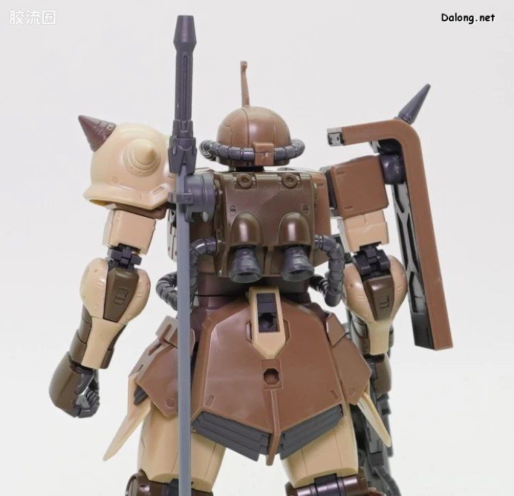 HG 高达库库鲁斯·多安的小岛剧场版 拼装模型 网络限定版 MS-06GD 高机动型扎古 地上用(艾格巴机) - 图片