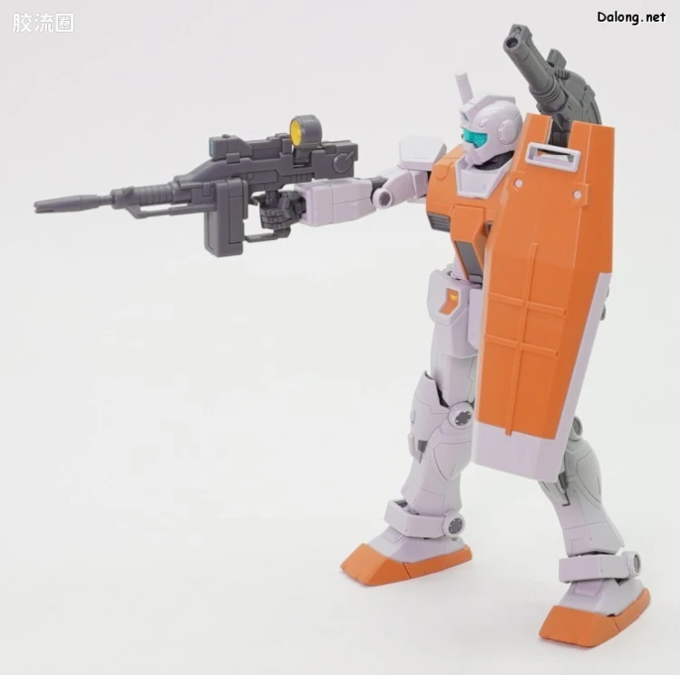 HG 高达库库鲁斯·多安的小岛剧场版 拼装模型 网络限定版 RGM-79 吉姆(摩洛哥战线式样) - 图片