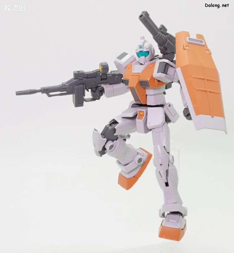 HG 高达库库鲁斯·多安的小岛剧场版 拼装模型 网络限定版 RGM-79 吉姆(摩洛哥战线式样) - 图片