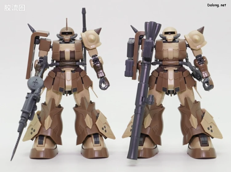 HG 高达库库鲁斯·多安的小岛剧场版 拼装模型 网络限定版 MS-06GD 高机动型扎古 地上用(塞尔玛机) - 图片