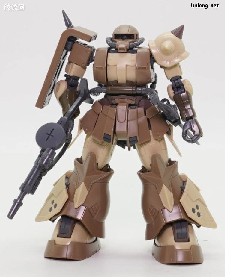 HG 高达库库鲁斯·多安的小岛剧场版 拼装模型 网络限定版 MS-06GD 高机动型扎古 地上用(三浩机) - 图片