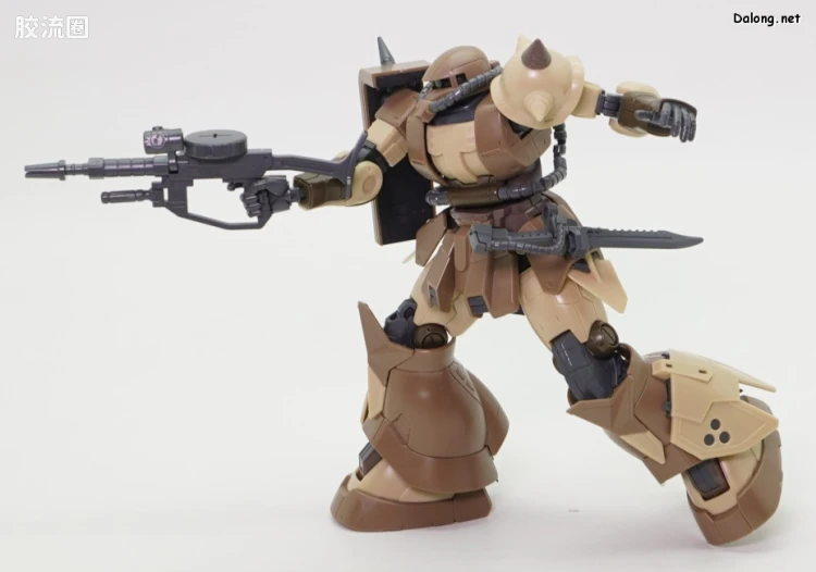 HG 高达库库鲁斯·多安的小岛剧场版 拼装模型 网络限定版 MS-06GD 高机动型扎古 地上用(三浩机) - 图片