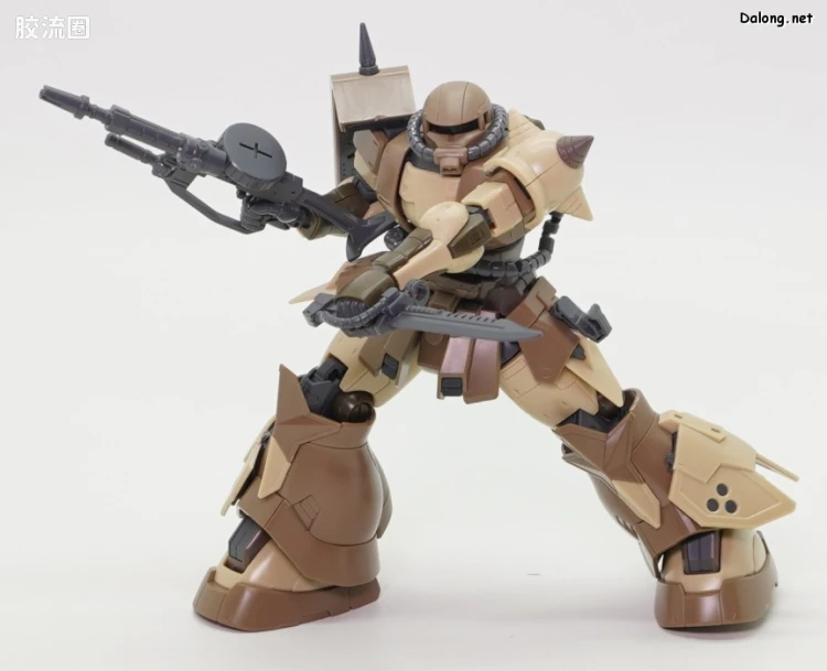 HG 高达库库鲁斯·多安的小岛剧场版 拼装模型 网络限定版 MS-06GD 高机动型扎古 地上用(三浩机) - 图片