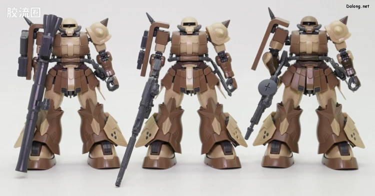 HG 高达库库鲁斯·多安的小岛剧场版 拼装模型 网络限定版 MS-06GD 高机动型扎古 地上用(三浩机) - 图片