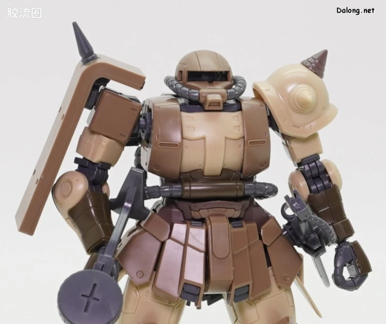 HG 高达库库鲁斯·多安的小岛剧场版 拼装模型 网络限定版 MS-06GD 高机动型扎古 地上用(三浩机) - 图片