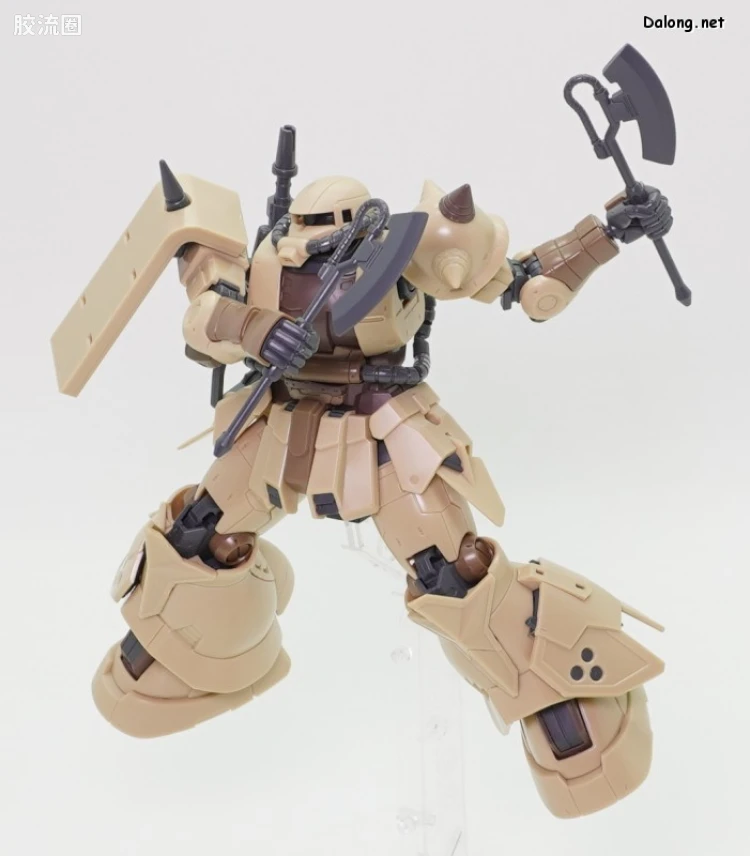 HG 高达库库鲁斯·多安的小岛剧场版 拼装模型 网络限定版 MS-06GD 高机动型扎古 地上用(达南机) - 图片