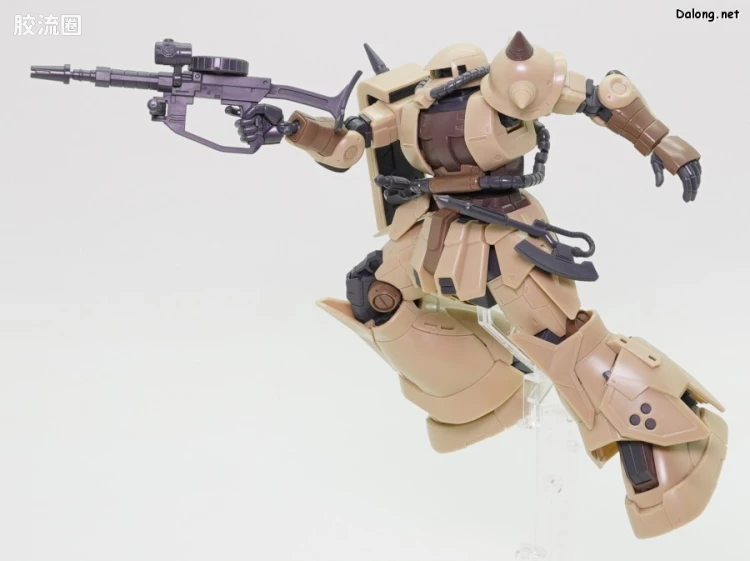 HG 高达库库鲁斯·多安的小岛剧场版 拼装模型 网络限定版 MS-06GD 高机动型扎古 地上用(达南机) - 图片