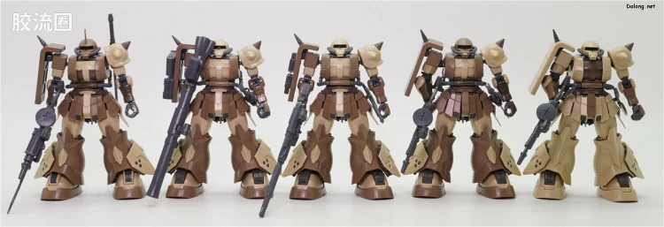 HG 高达库库鲁斯·多安的小岛剧场版 拼装模型 网络限定版 MS-06GD 高机动型扎古 地上用(达南机) - 图片