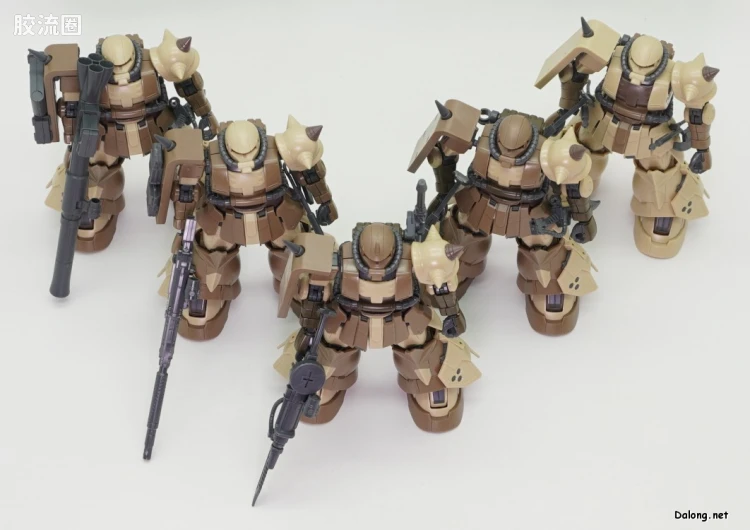 HG 高达库库鲁斯·多安的小岛剧场版 拼装模型 网络限定版 MS-06GD 高机动型扎古 地上用(达南机) - 图片