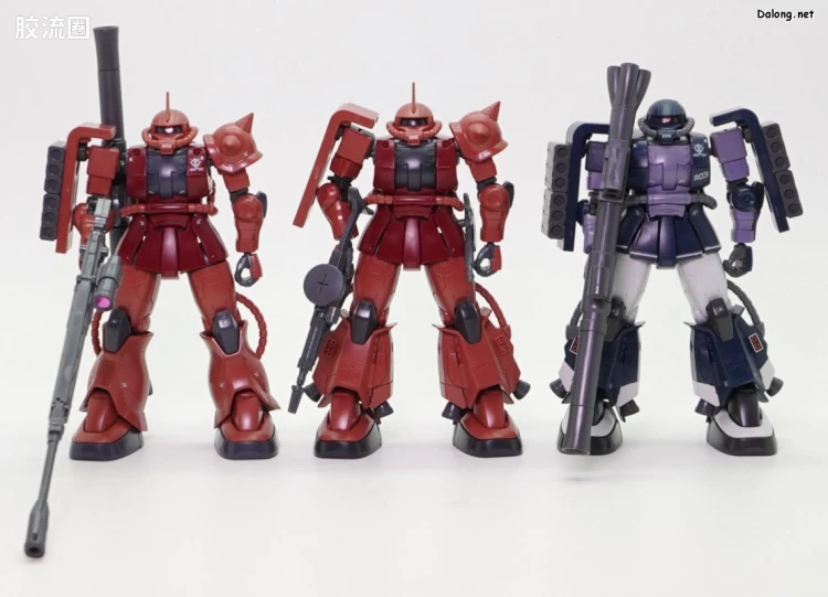 HG 高达库库鲁斯·多安的小岛剧场版 拼装模型 网络限定版 夏亚专用高机动型扎古II ​​ - 图片