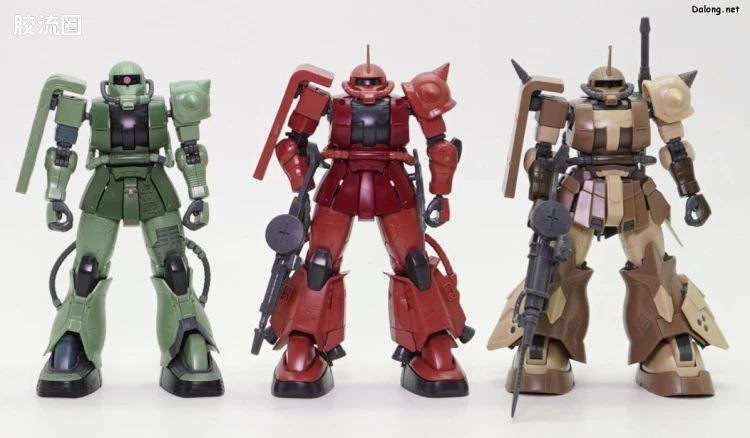 HG 高达库库鲁斯·多安的小岛剧场版 拼装模型 网络限定版 夏亚专用高机动型扎古II ​​ - 图片