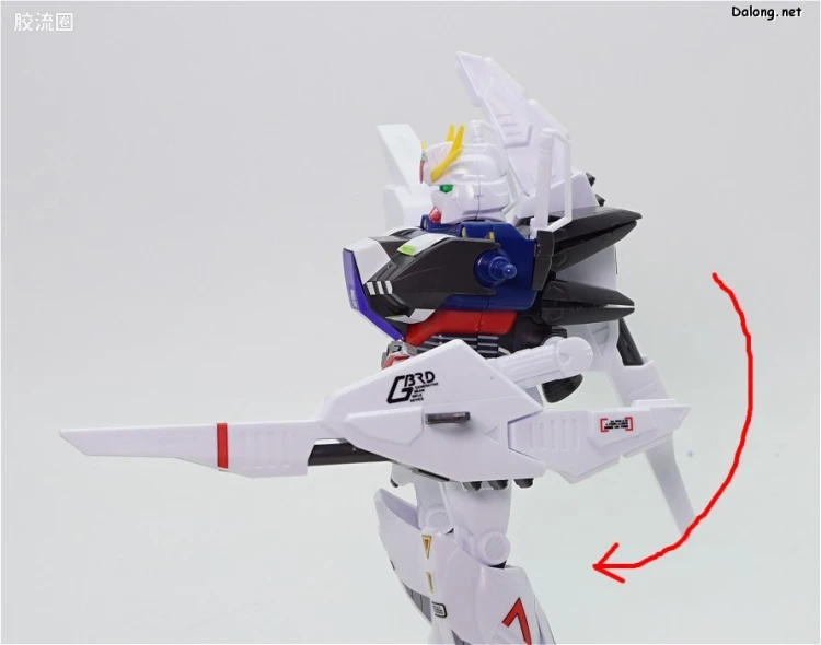 机动战士高达 影子方程式91 IN U.C.0123拼装模型 1/100 06 RXF91A 高达RXF91改 - 图片