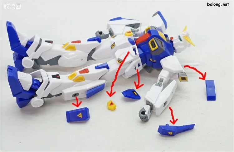 机动战士高达高达F90拼装模型 1/100 01 F90A/D/S 高达F90A/D/S - 图片