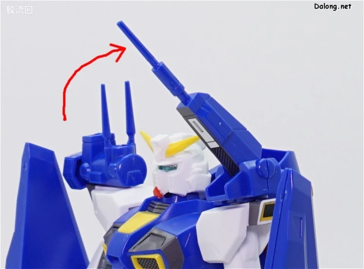 机动战士高达高达F90拼装模型 1/100 02 F90P 高达F90P - 图片