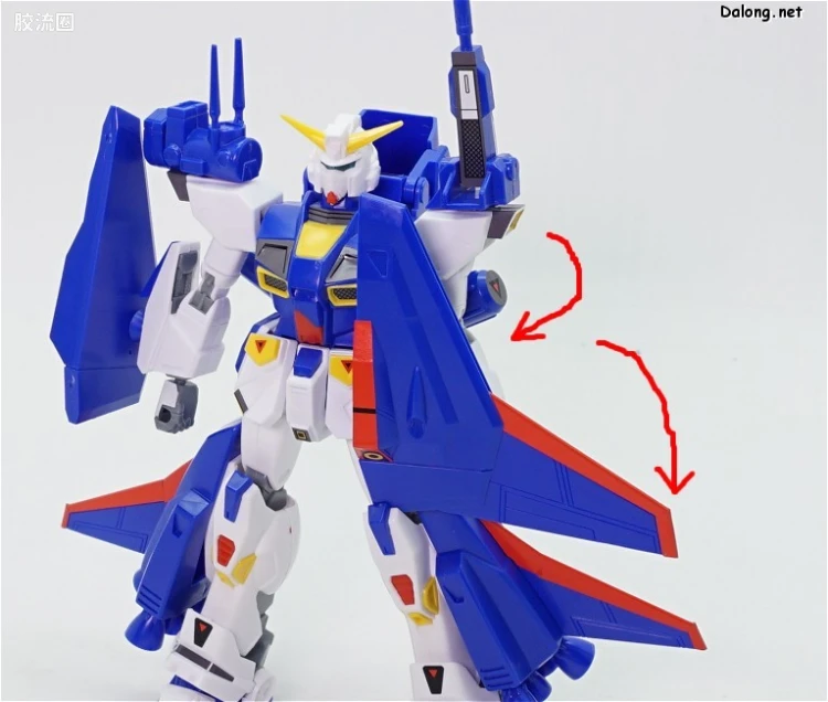 机动战士高达高达F90拼装模型 1/100 02 F90P 高达F90P - 图片