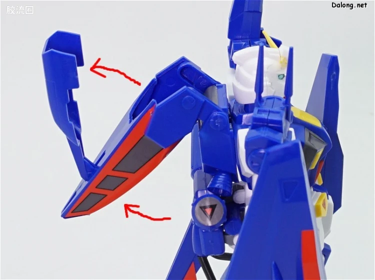 机动战士高达高达F90拼装模型 1/100 02 F90P 高达F90P - 图片