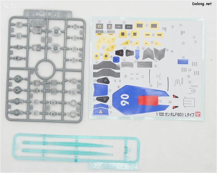 机动战士高达高达F90拼装模型 1/100 04 F90ⅡL 高达F90ⅡL - 图片