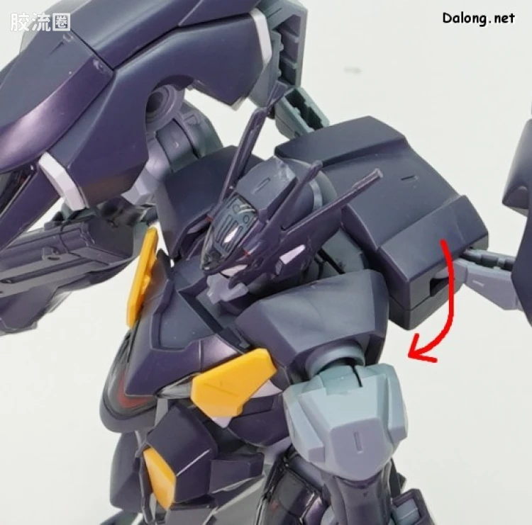 HG高达水星的魔女拼装模型 HG 普通版 07 FP/A-77 铁骑高达(高达Pharact) - 图片
