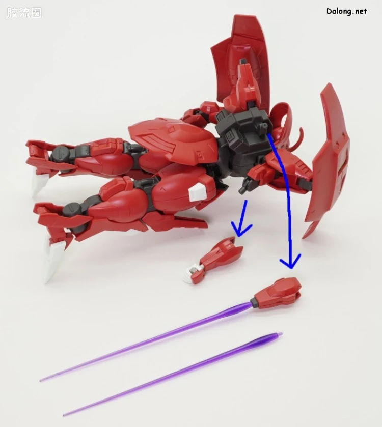 HG高达水星的魔女拼装模型 HG 普通版 08 MD-0064 达利尔巴尔德 - 图片